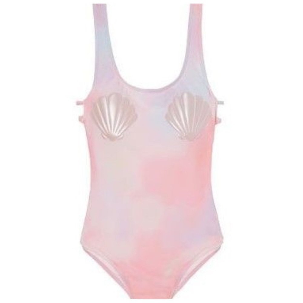 New S VS PINK mermaid tie dye seashell swimsuit